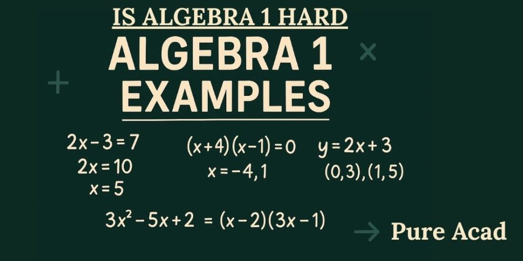 Is Algebra 1 hard